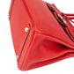 Hermès Rouge Garance Togo Leather Palladium Birkin 30 Handbag