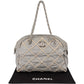 Chanel Crinkled Leather Braided Bowler Shoulder Bag