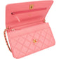 Chanel Quilted Lambskin Pearl Crush Adjustable Wallet On Chain Crossbody Bag
