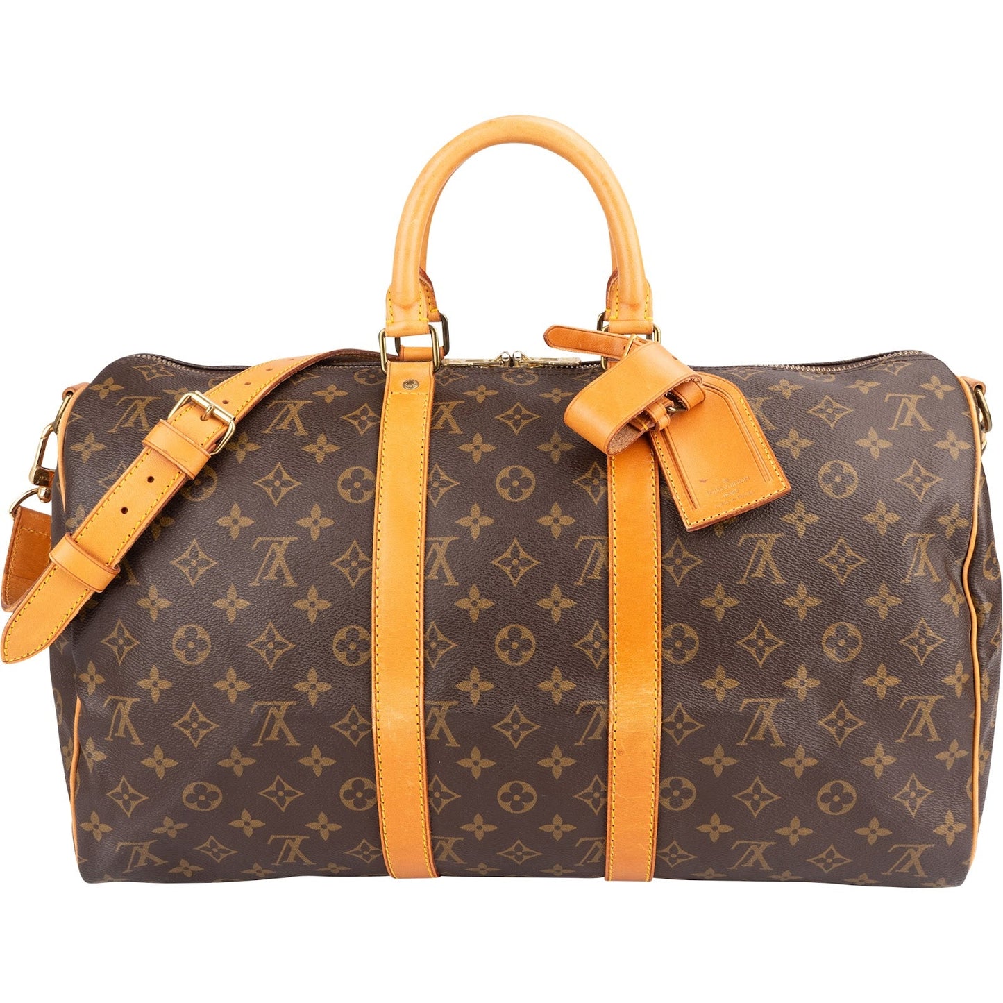 Louis Vuitton Monogram Canvas Keepall 45 Bandoulière Travel Bag