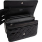 Chanel Patent Leather Quilted Boy Wallet On Chain Crossbody Bag