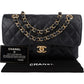 Chanel Quilted Caviar Leather Gold Small Double Flap Shoulder Bag