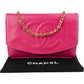 Chanel Caviar Leather Timeless CC Vintage Wallet on Chain Crossbody Bag