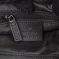 Gucci Monogram GG Canvas Bamboo Handle Shoulder Handbag