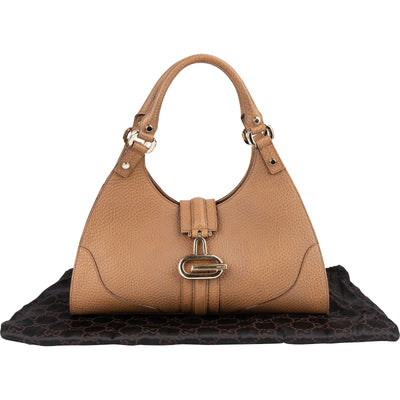 Gucci Pebbled Leather Jackie Shoulder Bag