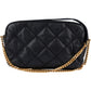 Saint Laurent Black Quilted Leather Becky Crossbody Bag