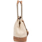 Gucci Perforated Leather Canvas GG Soho Crossbody Bag