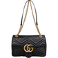 Gucci Matelassé Leather GG Large Marmont Shoulder Crossbody Bag