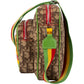 Christian Dior Trotter Monogram Multicolor Striped Rasta Messenger Crossbody Bag