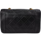 Chanel Quilted Lambskin 24K Gold Diana Single Flap Crossbody Bag