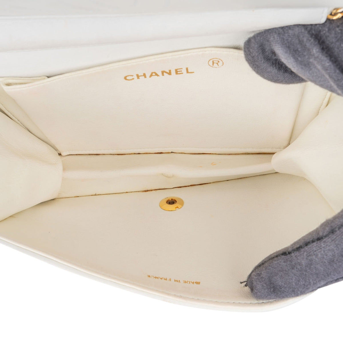 Chanel Mini aus gestepptem Lammleder – Ansicht 12