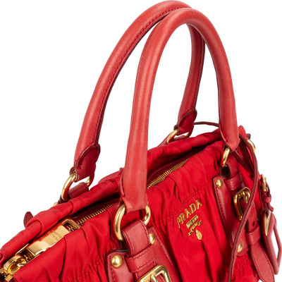 Prada Tessuto Gaufre Satchel Handbag