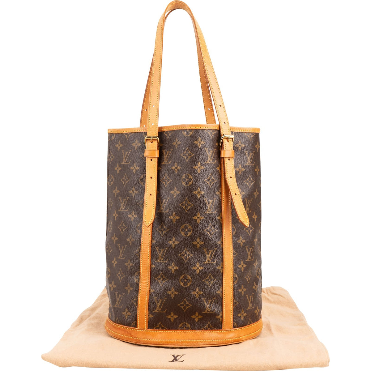 Louis Vuitton Monogram Canvas Bucket GM Shoulder Bag