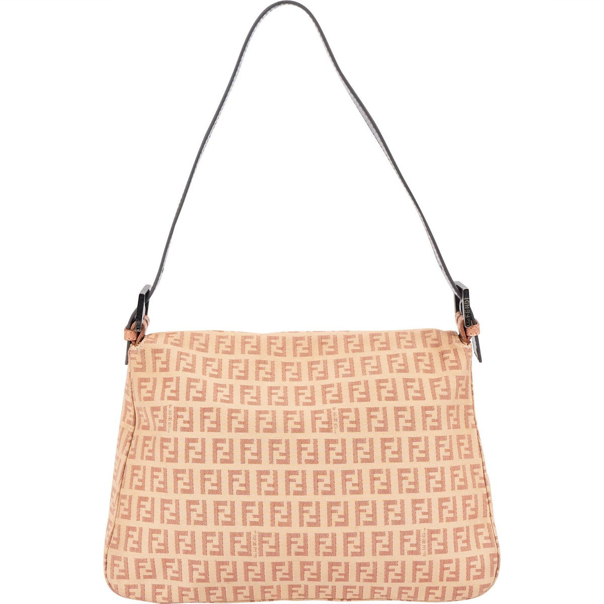 Fendi Monogram FF Zucca Mamma Baguette Shoulder Bag