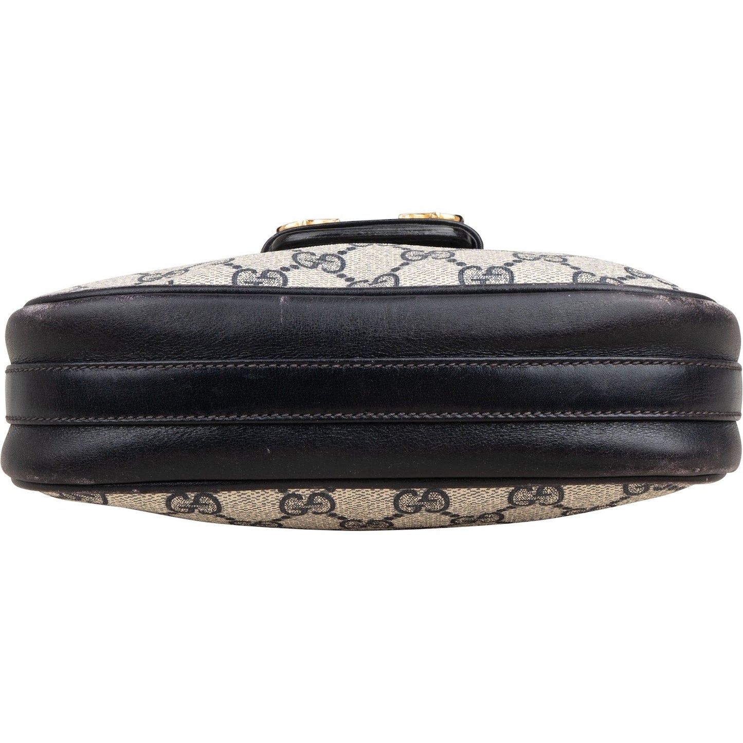 Gucci Monogram GG Supreme Horsebit Crossbody Bag