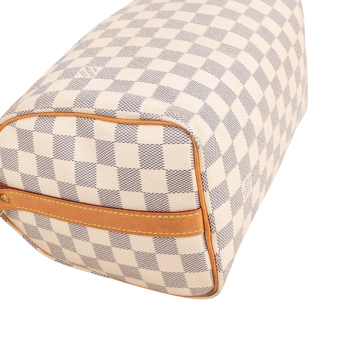 Louis Vuitton Monogram Damier Azur Canvas Speedy 25 Bandouliere Handbag