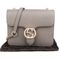 Gucci Grained Leather Interlocking GG Small Crossbody Bag