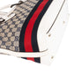 Gucci Monogram GG Canvas Sherry Line White Tote Shoulder Bag