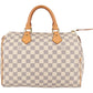 Louis Vuitton Speedy 30 aus Damier Azur Canvas – Vorderansicht