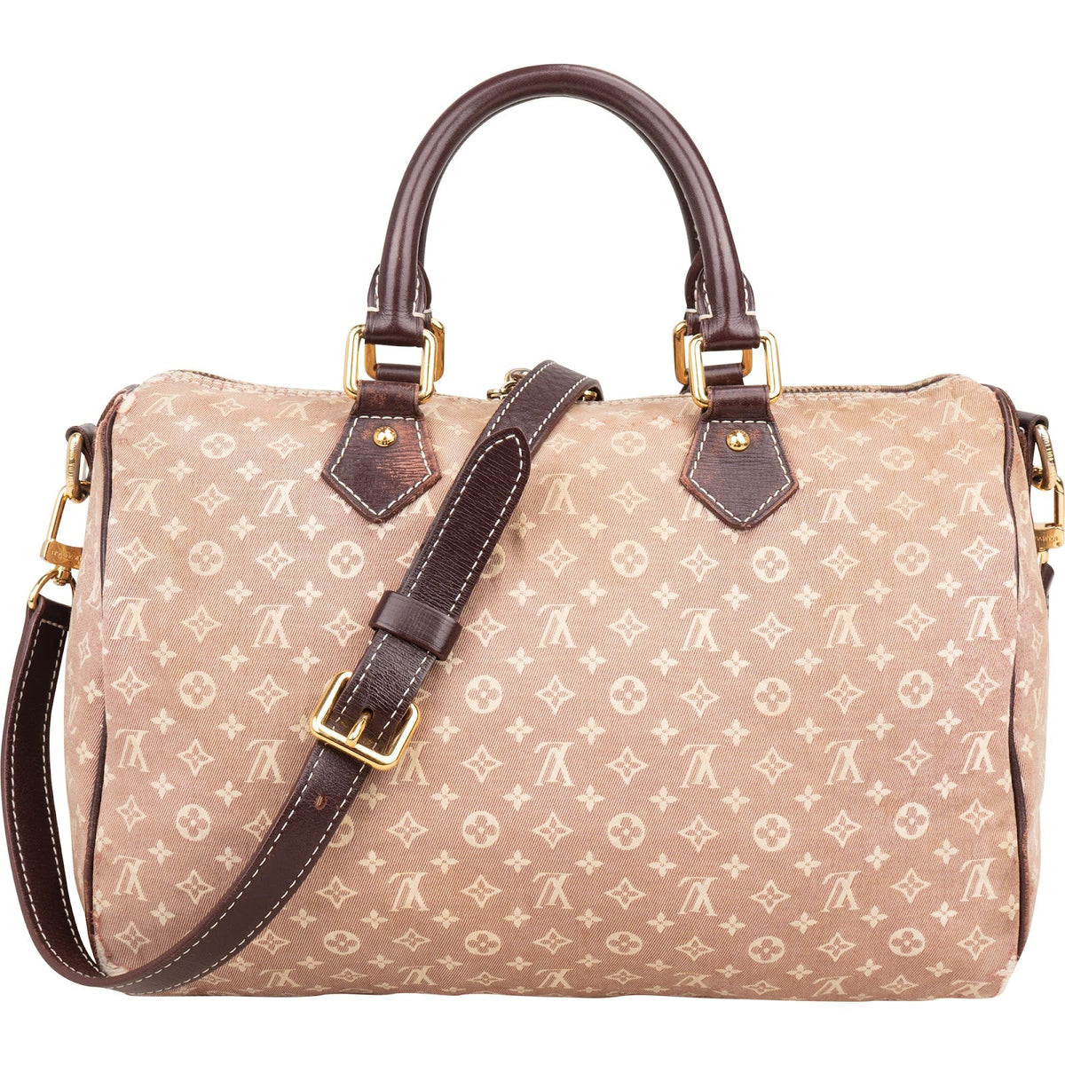 Louis Vuitton Monogram Mini Lin Speedy 30 Bandoulière Handbag