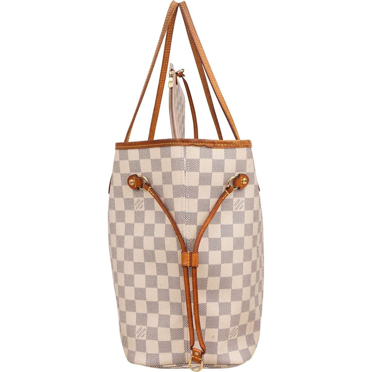 Louis Vuitton Neverfull MM aus Damier Azur Canvas – Ansicht 6
