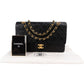 Chanel Quilted Lambskin 24K Gold Medium Double Flap Shoulder Bag