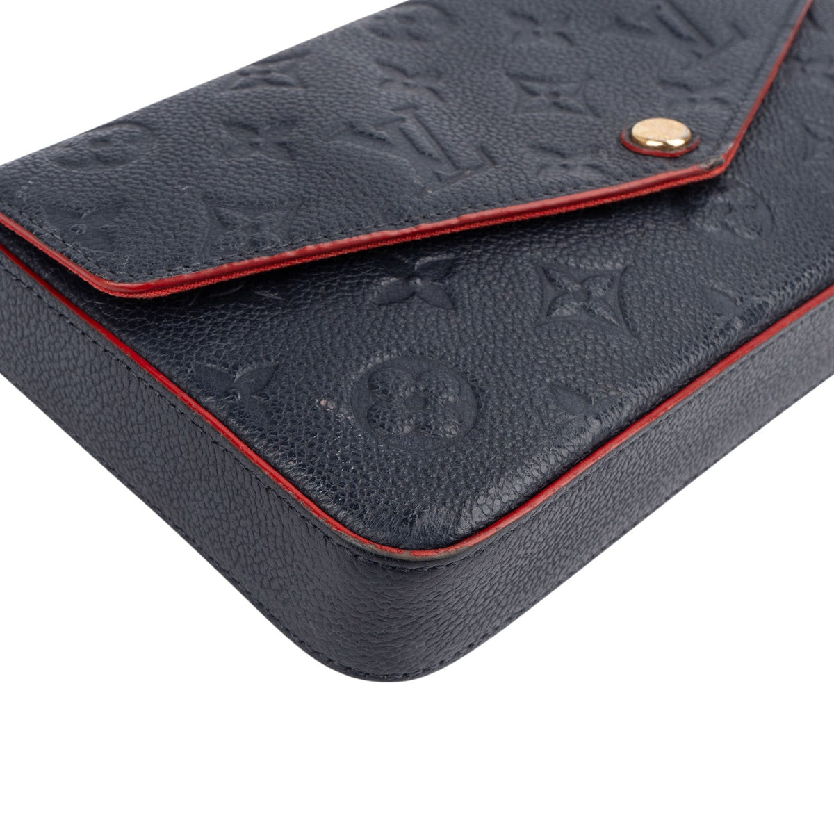 Louis Vuitton Leather Monogram Empreinte Félicie Pochette Crossbody Bag
