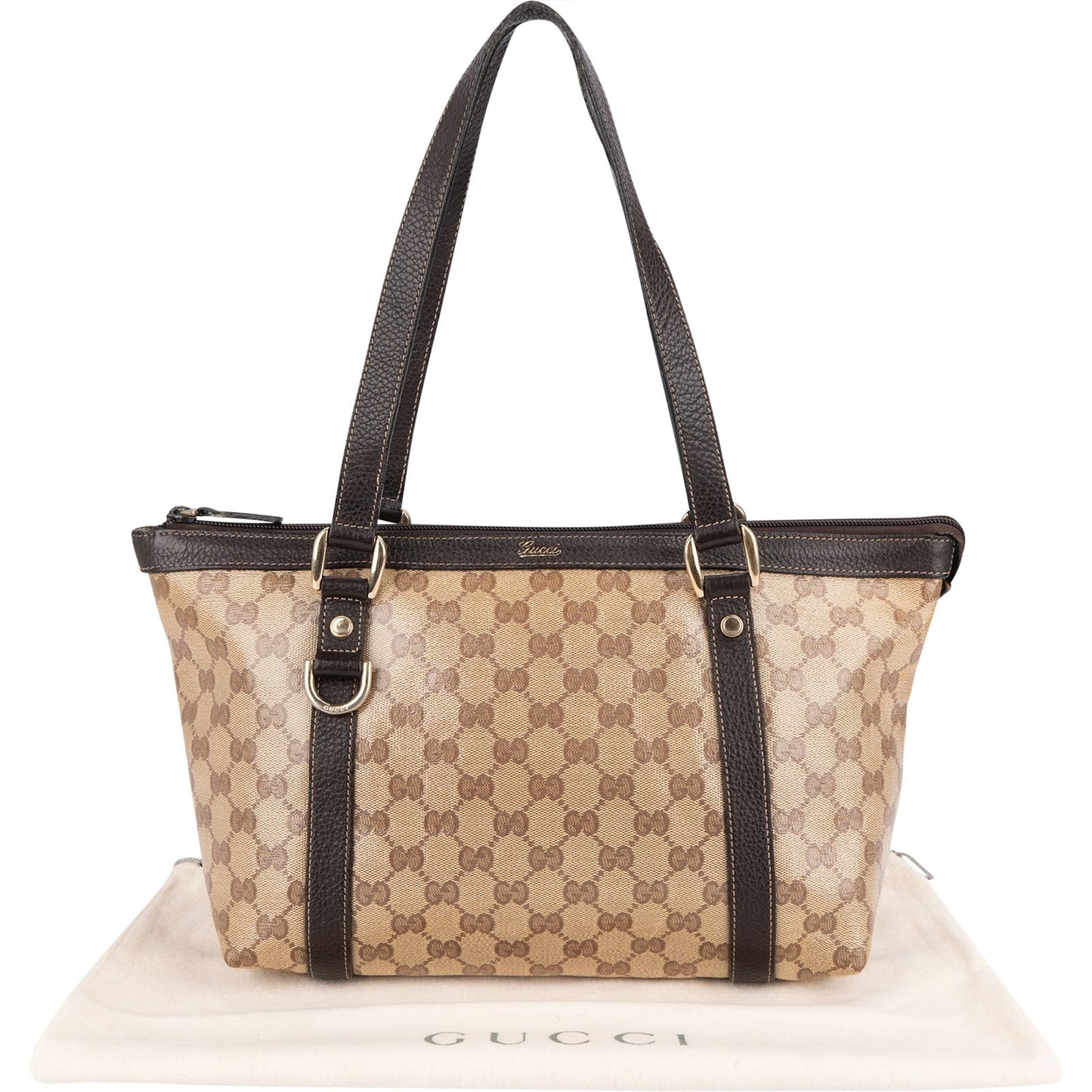 Gucci Monogram GG Crystal Abbey Shoulder Bag