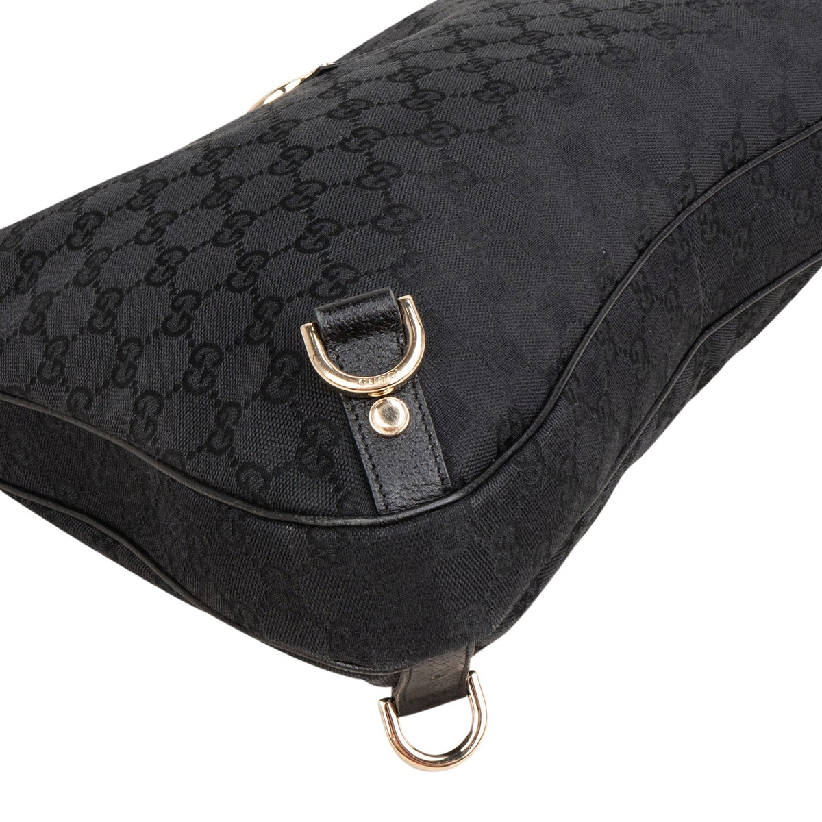 Gucci Monogram GG Abbey D-Ring Hobo Shoulder Bag