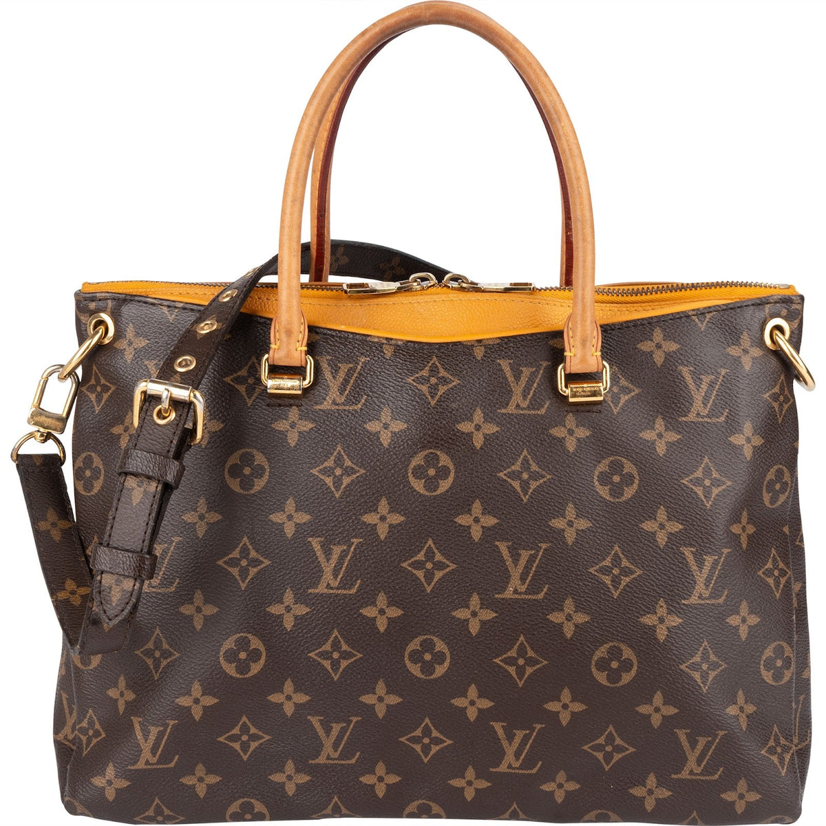 Louis Vuitton Monogram Canvas Pallas MM Handbag