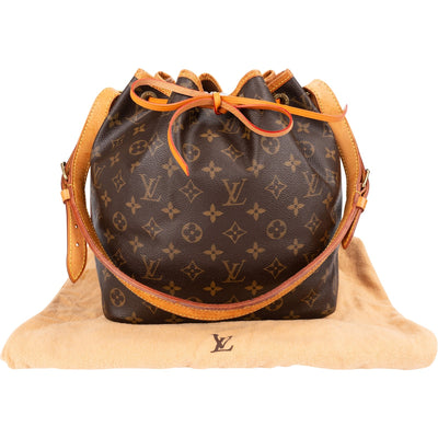 Louis Vuitton Monogram Canvas Sac Noé Petit Shoulder Bag