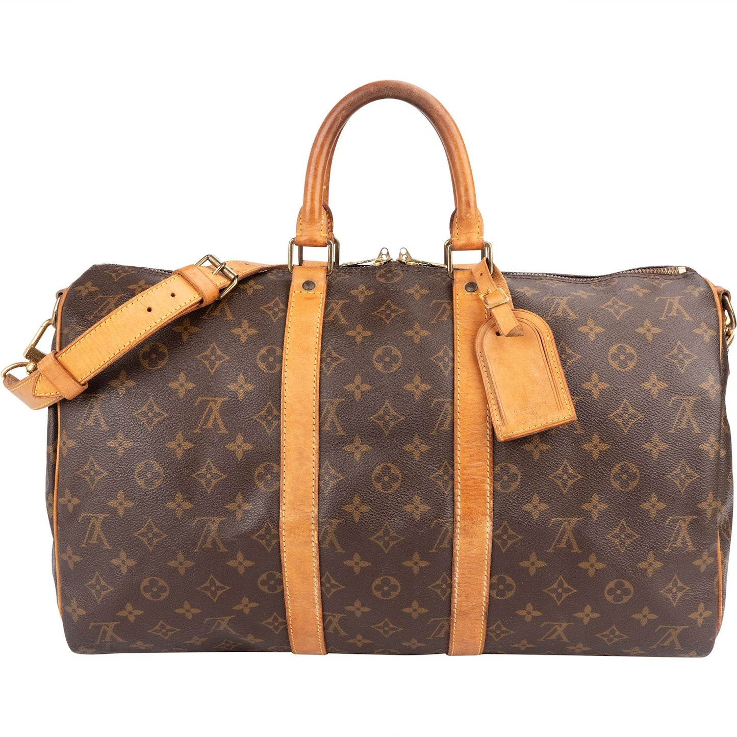 Louis Vuitton Monogram Canvas Keepall 45 Bandoulière Travel Bag