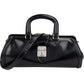 Miu Miu Spazzolato Leather Doctor Style Buckle Handbag