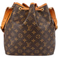 Louis Vuitton Monogram Canvas Sac Noé Petit Shoulder Bag