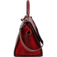 Celine Grained Leather and Suede Trapeze Handbag