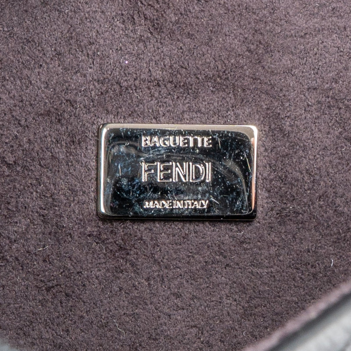 Fendi Baguette Double Flap Plexi Studs Umhängetasche, Bild 9 von 11