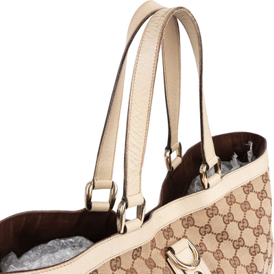Gucci Monogram GG Canvas Abbey Handbag