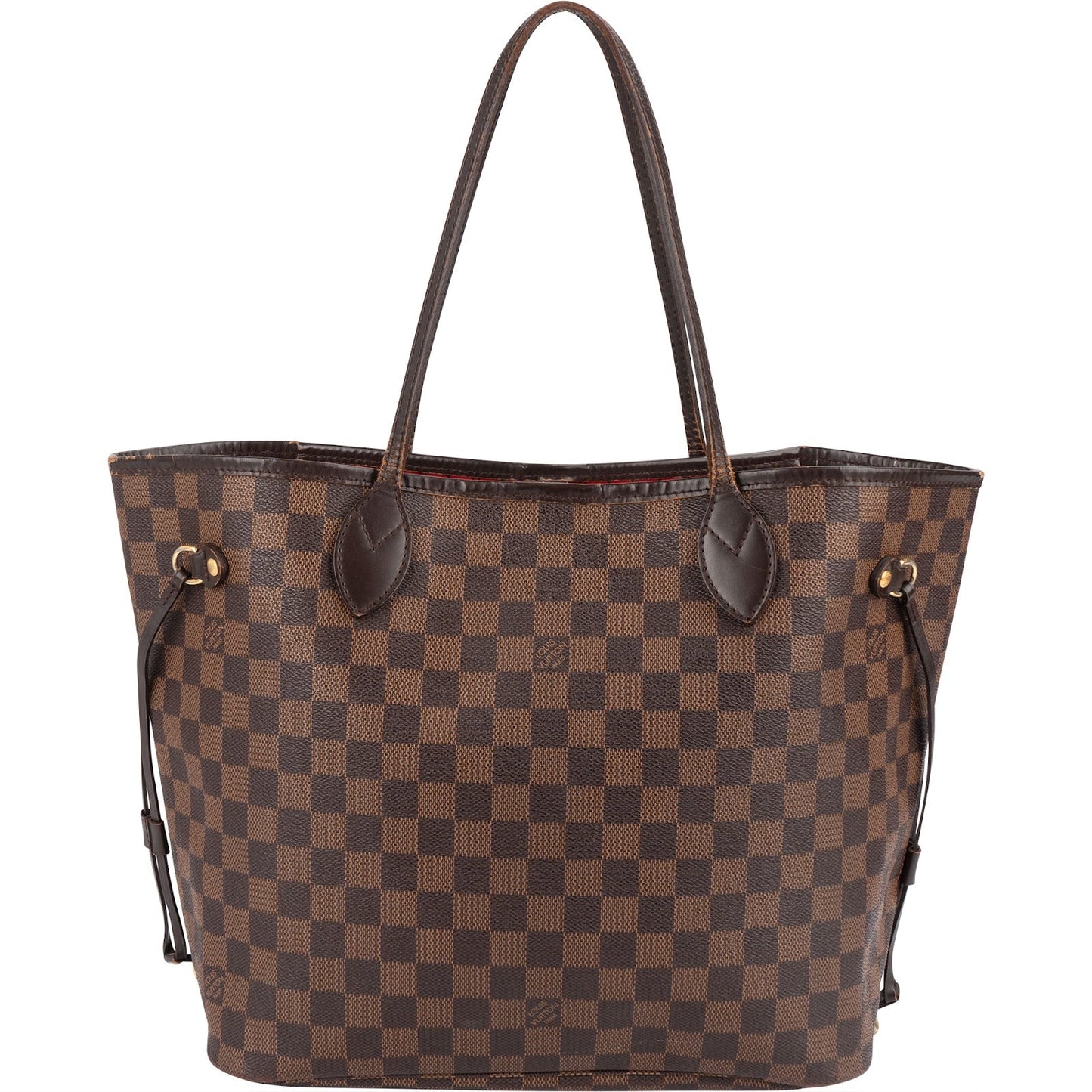 Louis Vuitton Monogram Damier Ebene Neverfull MM Shoulder Bag