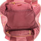 Prada Bordeaux Canvas Canapa Tote Handbag