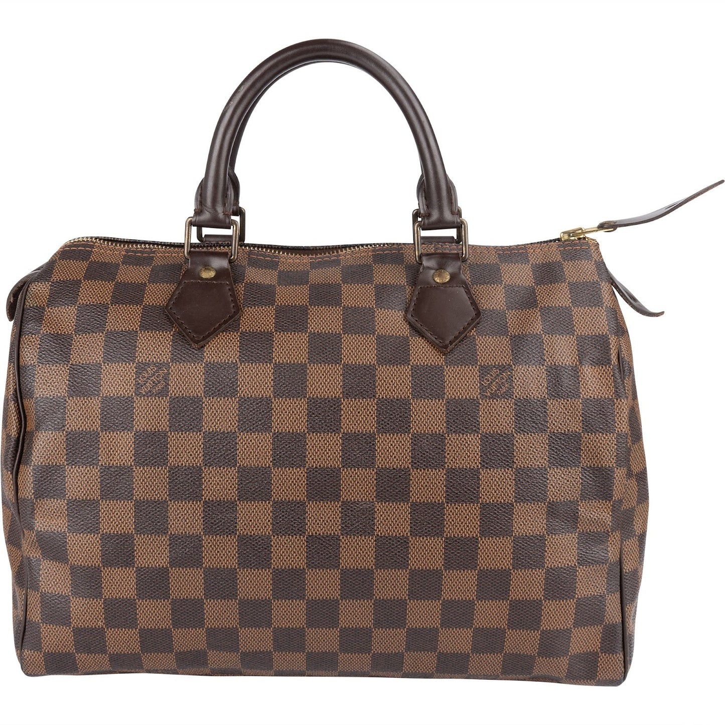 Louis Vuitton Monogram Damier Ebene Speedy 30 Handbag