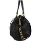 Miu Miu Black leather Vitello Lux Daino Handbag