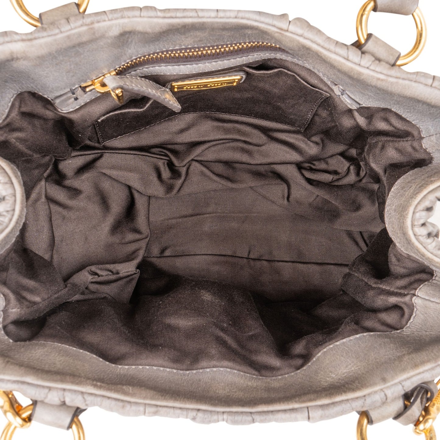 Miu Miu Matelassé Leather City Handbag
