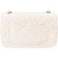 Chanel Quilted Lambskin Mini Rectangular Pearl Single Flap Crossbody Bag