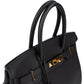 Hermès Noir Togo Leather Gold Birkin 30 Handbag (2015)
