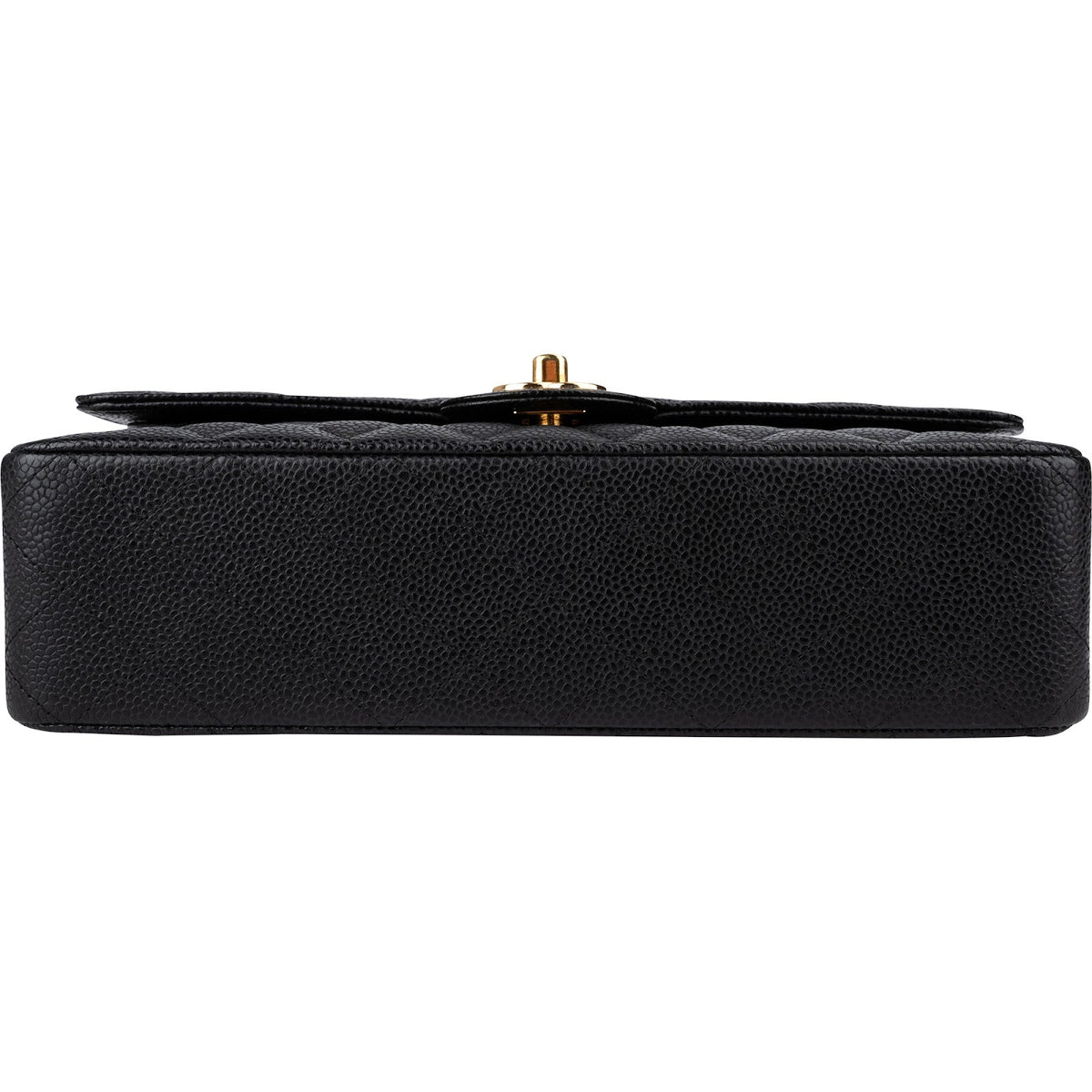 Chanel Quilted Caviar Leather Medium Double Flap Crossbody Bag