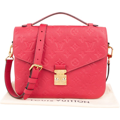 Louis Vuitton Leather Monogram Empreinte Pochette Métis Handbag