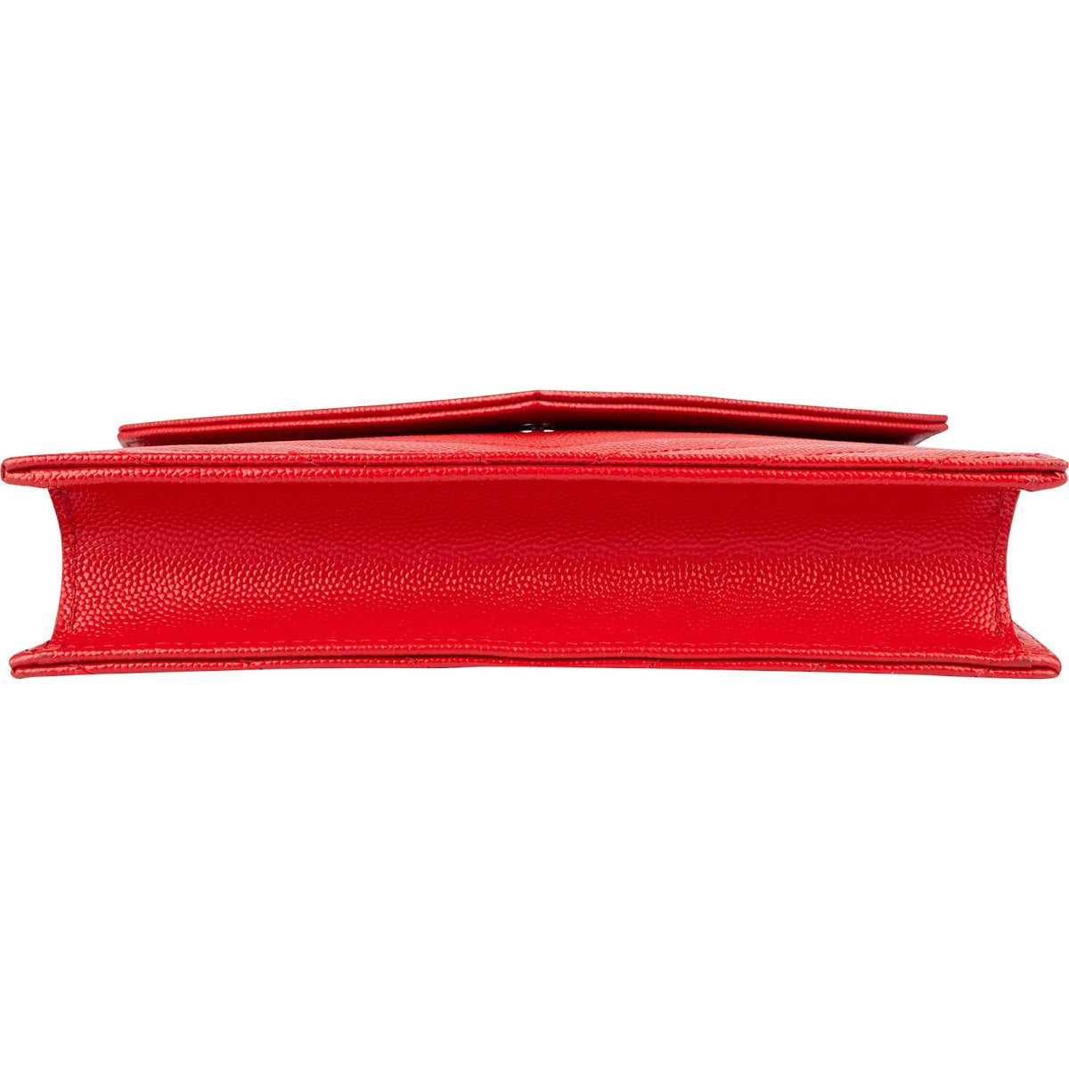 Yves Saint Laurent Grain de Poudre Leather Envelope Wallet On Chain Crossbody Bag
