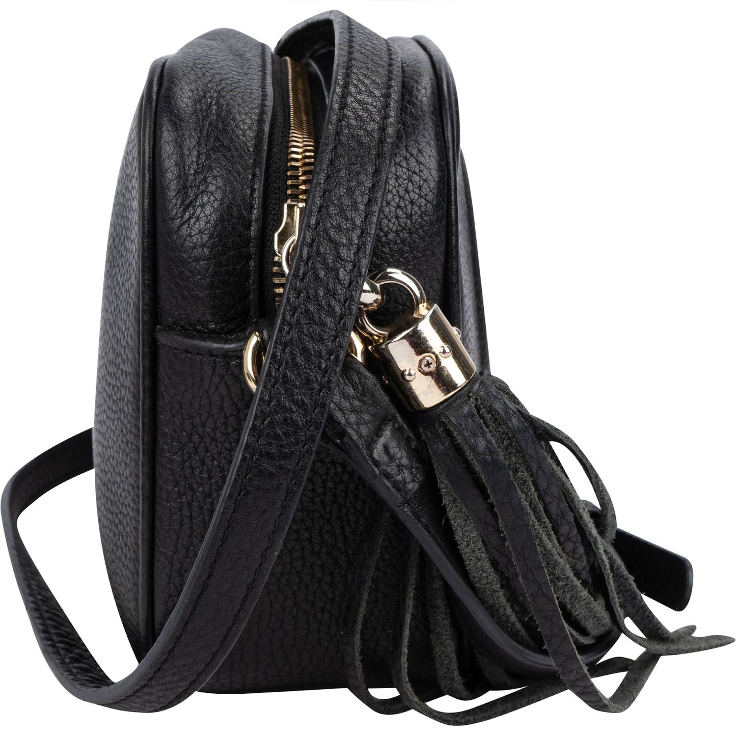Gucci Leather GG Soho Crossbody Bag