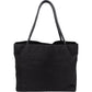 Prada Tessuto Nylon Patent Leather Handle Tote Shoulder Bag