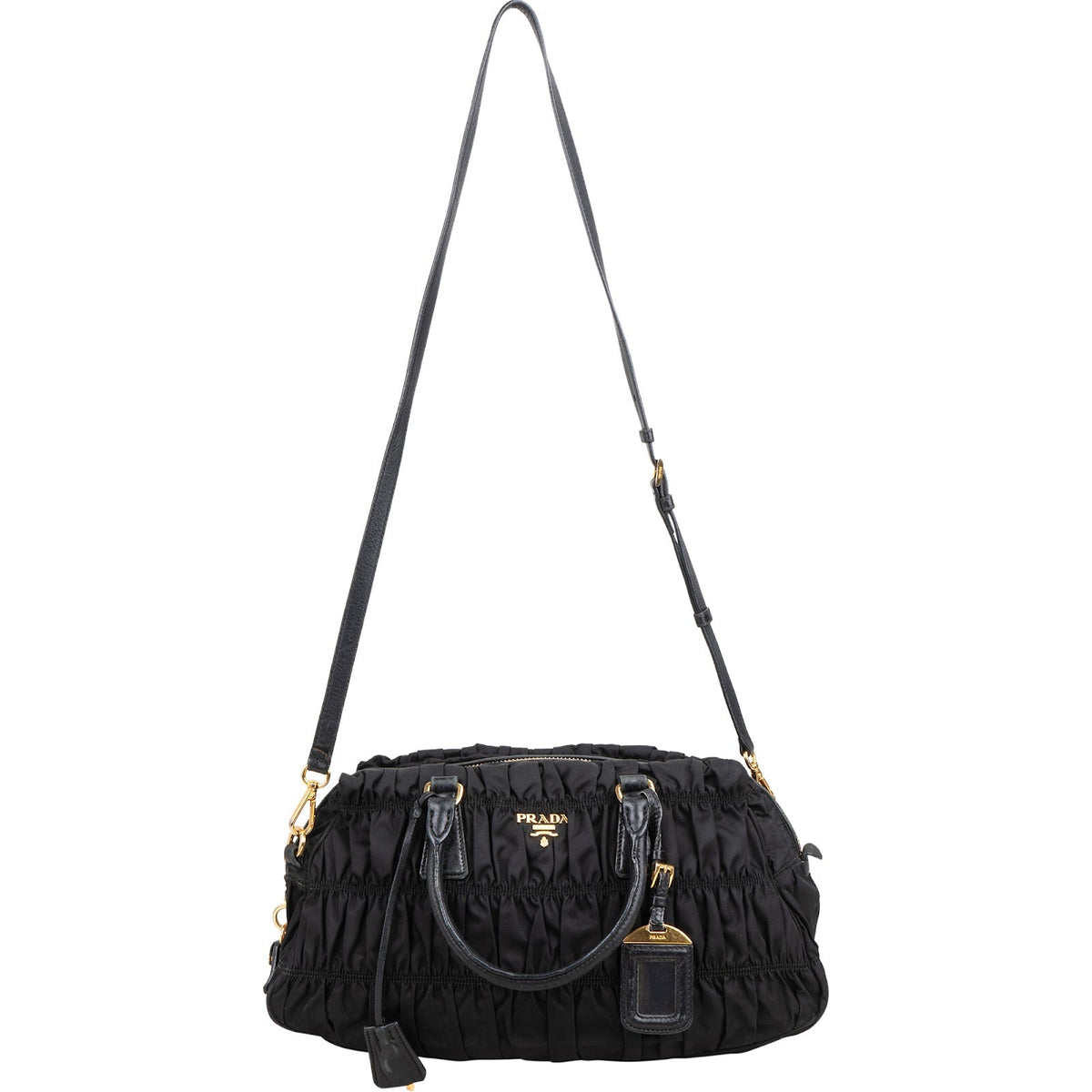Prada Tessuto Gaufre Satchel Handbag